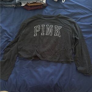 Victoria's Secret Black Long Sleeve Tee